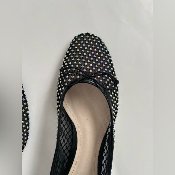 Schutz Polynna Ballet mesh sparkle Flat shoes sz 10 - Picture 5 of 8